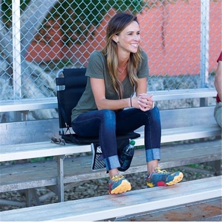 Rio Rio BBC101-416-1 Gear Bleacher Boss Bud Stadium Seat with Pouch; Black BBC101-416-1